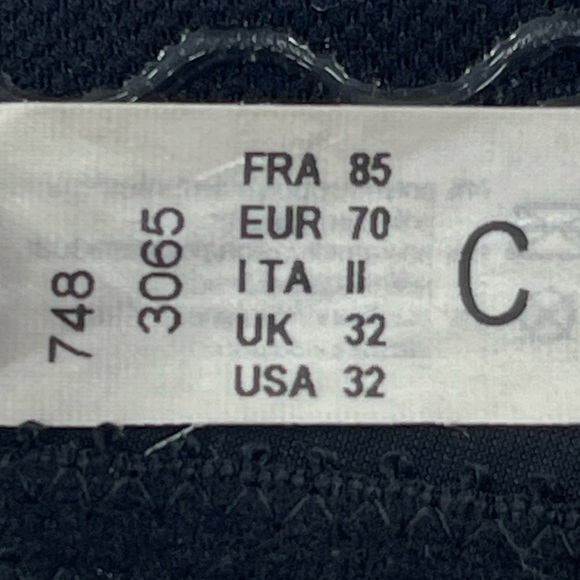 Chantelle Black Minimalist Romanric Strapless Push Up Bra Size 32C - Picture 7 of 9